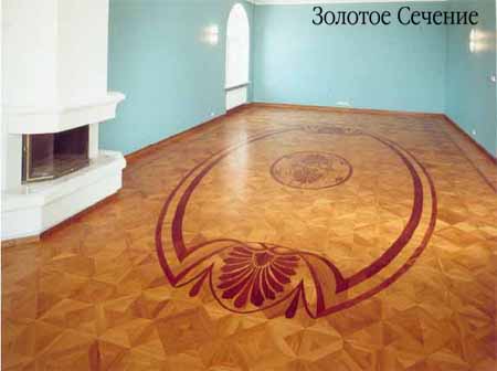Художественный паркет в интерьере